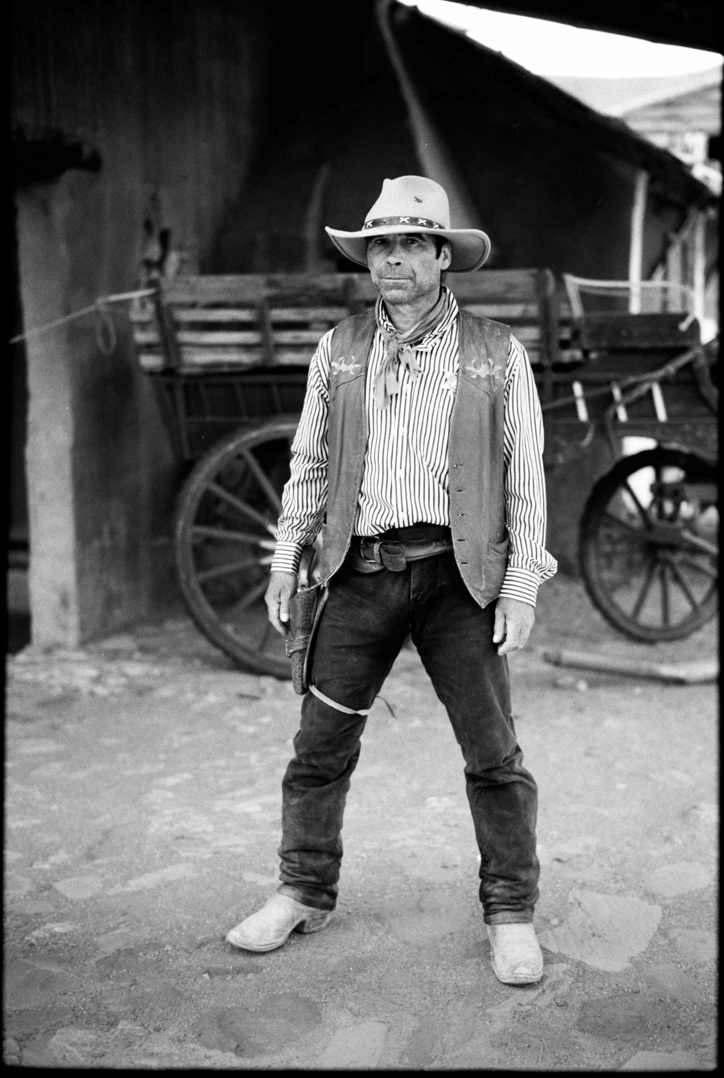 Western law film photography - Cinematic analog photography Tabernas Desert