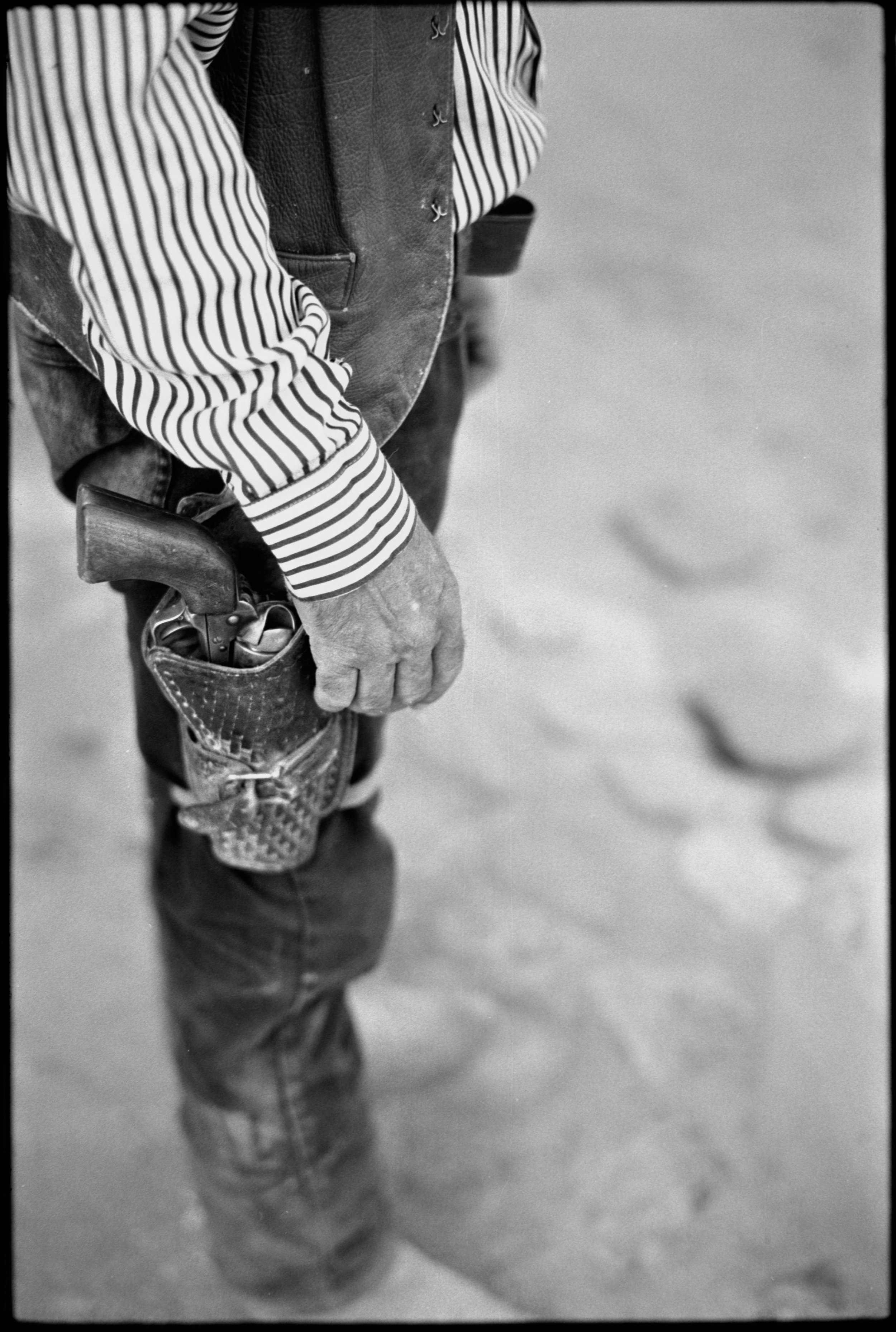 Sheriff film photography - Western character study analog photography Spain