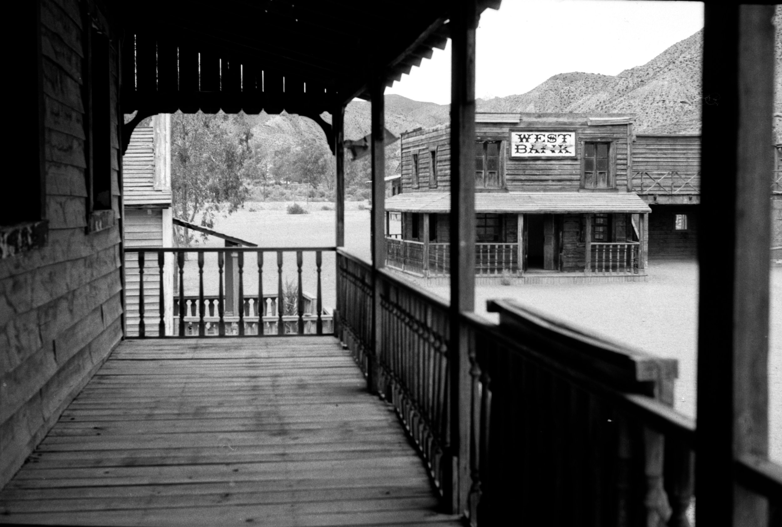 Desert western architecture - Film photography abandoned buildings Spain
