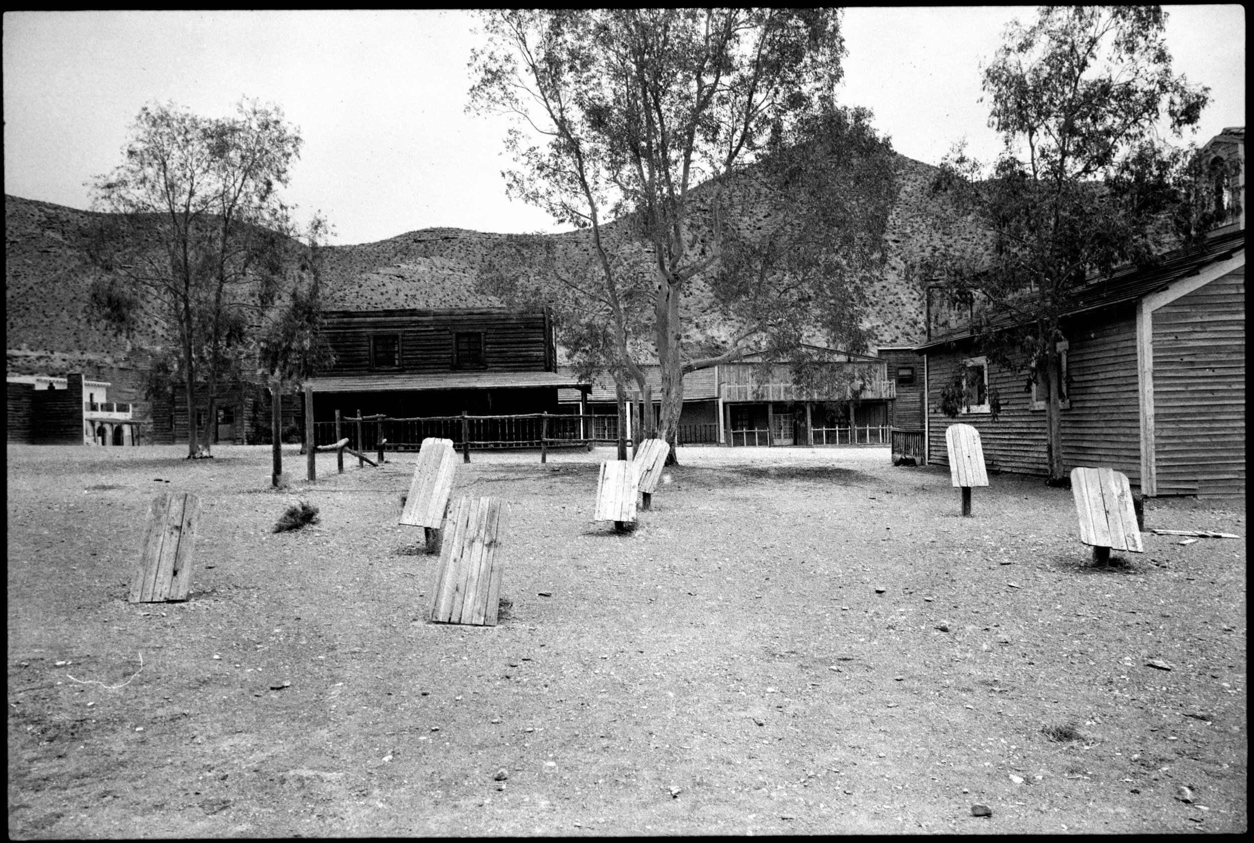 Tabernas western film set - Cinematic landscape photography Andalusia desert