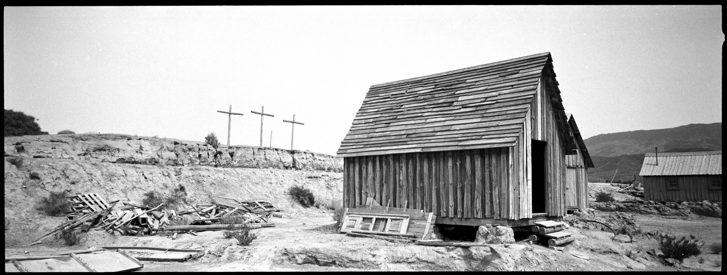 Cinematic film photography - Western desert photography Tabernas